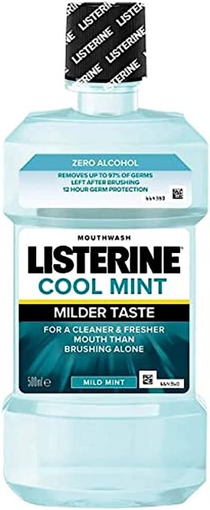 Enjuague Listerine 500 ml. Zero alcohol 