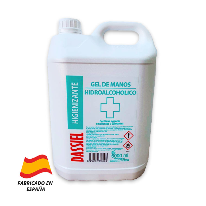 Gel Hidroalcoholico Dassiel 5 L.