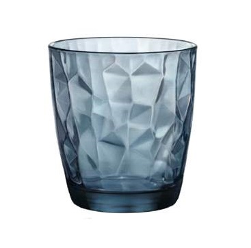 Vaso cristal Diamond DOF Azul 39 cl. unidad