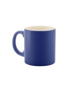 Taza Porcelana Earth Azul-Blanco 25 cl