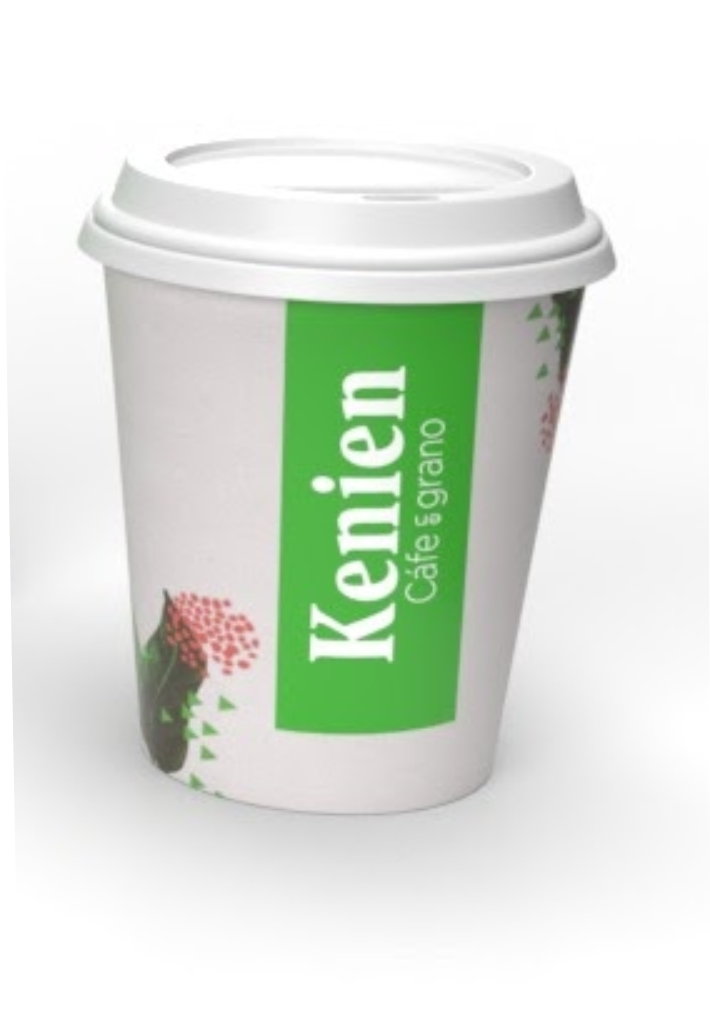 Vaso cartón 7 onzas 50 u KENIEN sin tapa