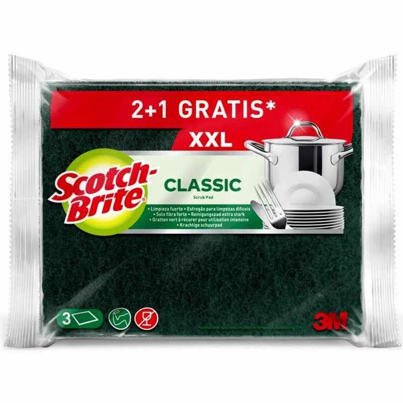 Estropajo Verde Scoth Brite Gigante  2+1 regalo