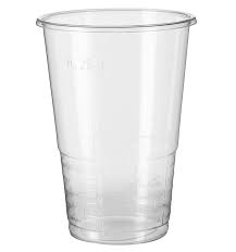 Vaso pvc 200 ml.  100 u.