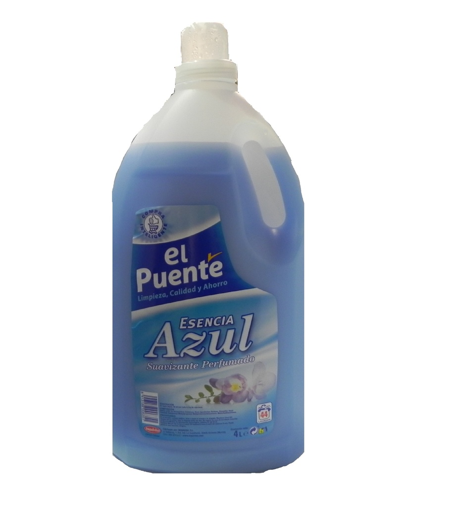 Detergente Gel El Puente 4 L. 44 Lav. Azul