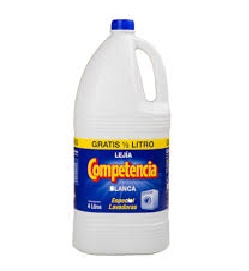 Lejía Blanca Lavadora 4 L. caja 4 L.