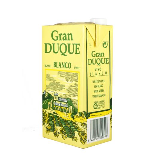 Vino Blanco Gran Duque brik 1 L. caja 12 u.
