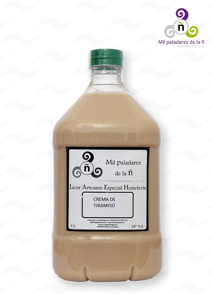 Crema de Tiramisu 3 L. Mil Paladares Ñ