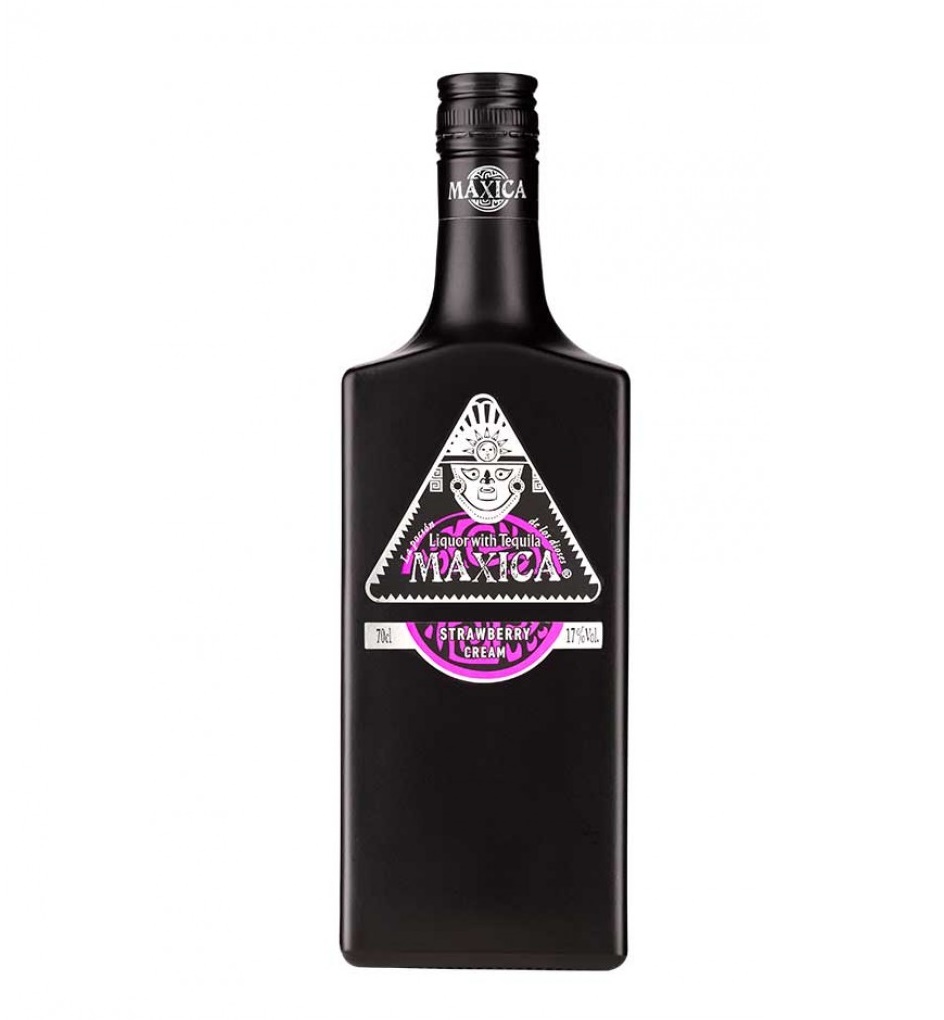 Maxica Crema Tequila de Fresa 17º 70 cl. España