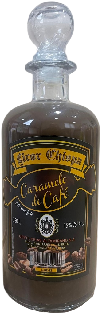Crema Caramelo de Café Chispa de Altamirano 15º 50 cl.