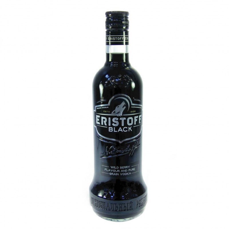 Vodka Eristoff Black 40º 1 L.  Giorgia