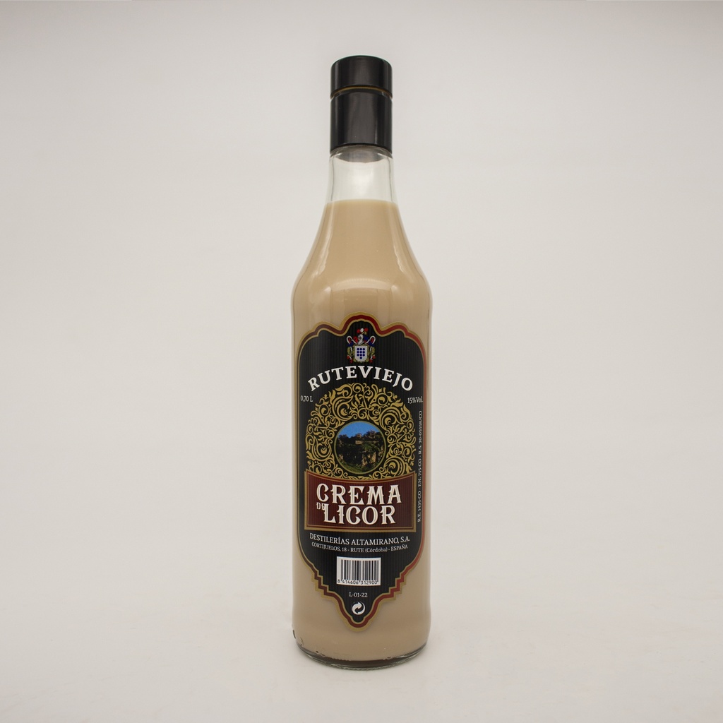 Crema Licor Ruteviejo Altamirano 70 cl.