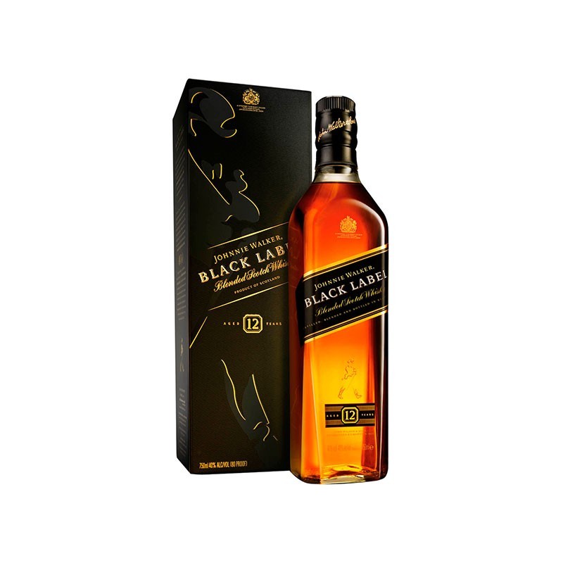 Whisky J. Walker Black Label 12 años (etiqueta negra) 40º 70 cl. Escocia