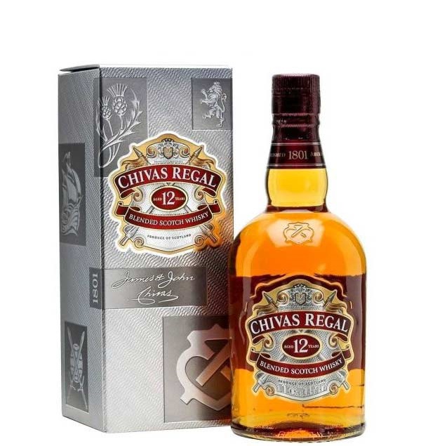 Whisky Chivas 12 años 40º 70 cl. Escocia