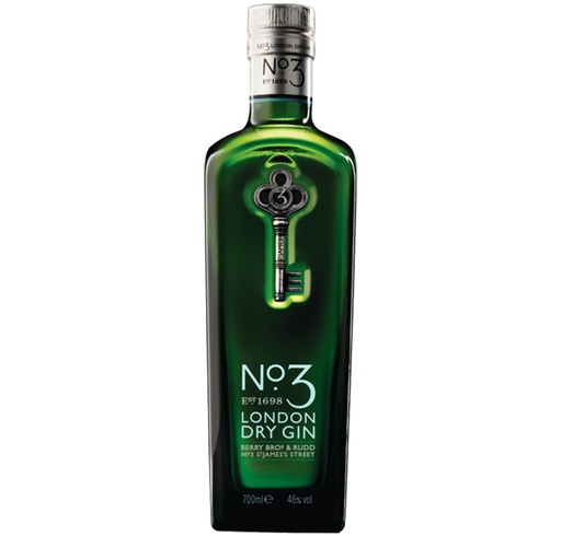 Gin London nº3 46º 70 cl. Inglesa 6 Botanicos