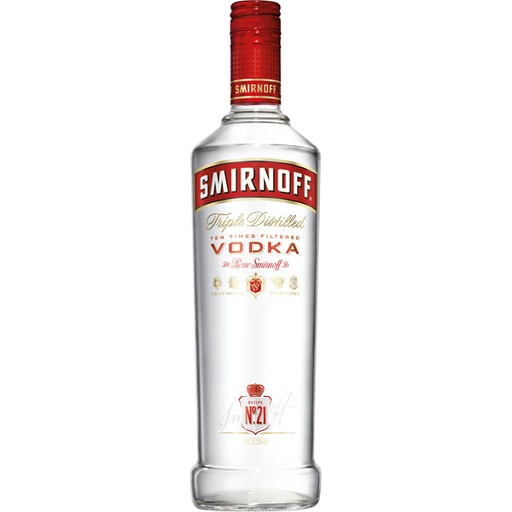 Vodka Smirnoff  37,5º 70 cl. Rusia