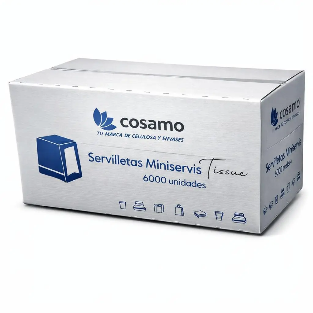 Servilleta Mini Servis Tissue 60 paq. 100 u.