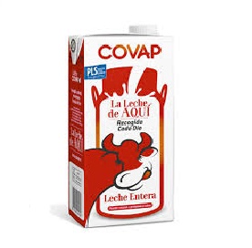 Leche Covap clasica Entera 6x1L.