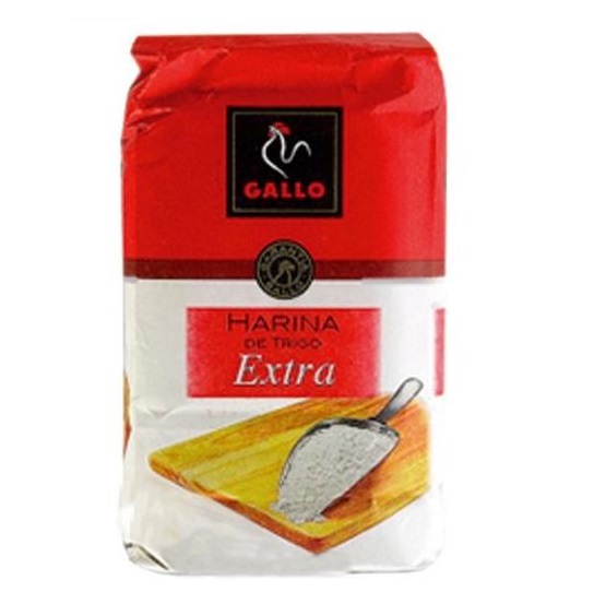 Harina Gallo Extra Trigo 1 kg.  Caja 10 u.