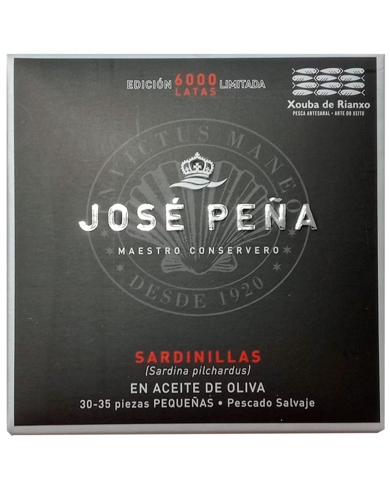 Sardinilla Jose Peña Premium en Oliva 30-35 ro150 Edicion Limitada 5000uds.