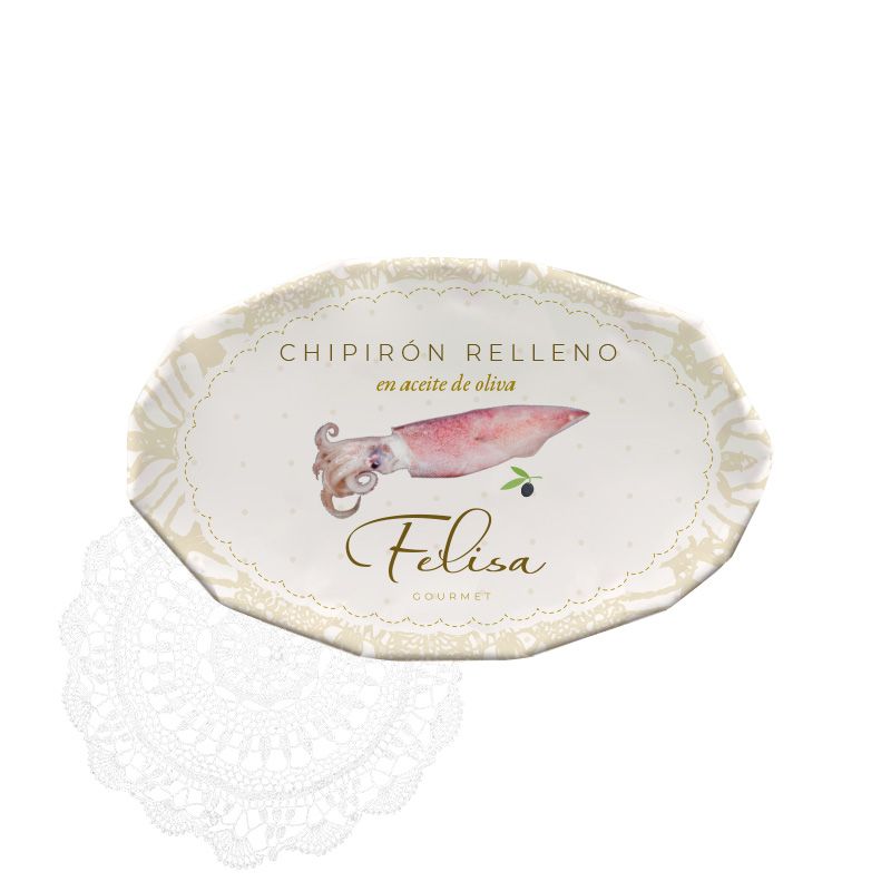 Chipirón Felisa Relleno en Oliva 111gr.