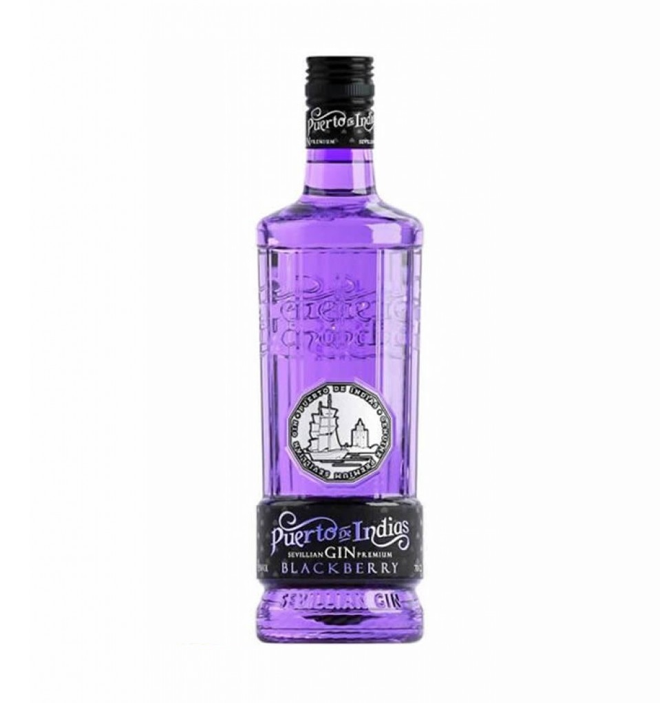 Gin Puerto de Indias Mora 70 cl. Española