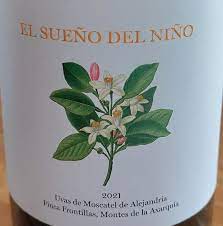 Huelva, El Sueño del Niño Contreras Ruíz Moscatel de Alejandría 2022 75 cl.