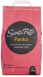 Harina Santa Rita Panko Pan escamas estilo Japones 2 kg.