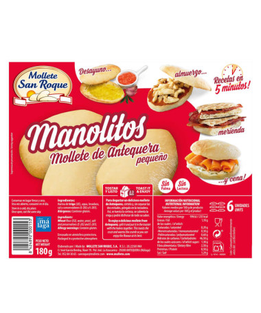 Manolito Atmósfera Horno San Roque 30 gr. bolsa 6 u. caja 16 paq.