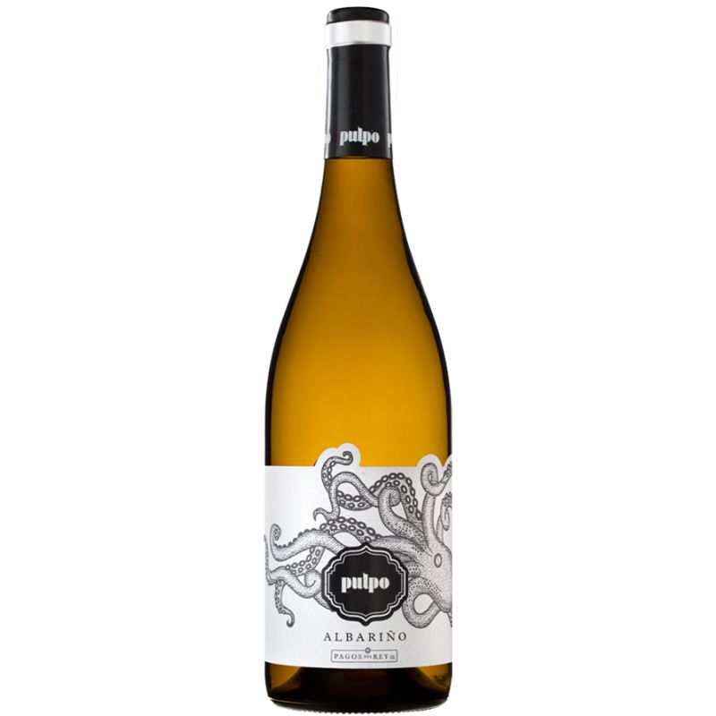 Rias Baixas, Pulpo Pagos del Rey Albariño 75 cl.