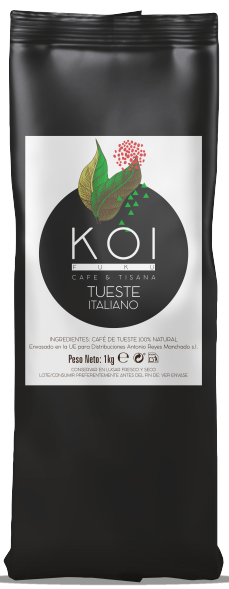 Café 100% Arabica Expreso Italiano 1 kg. KOI Café de Altura