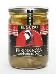 Perdiz Roja Desmigada El Guiso Bote 1/2 kg.