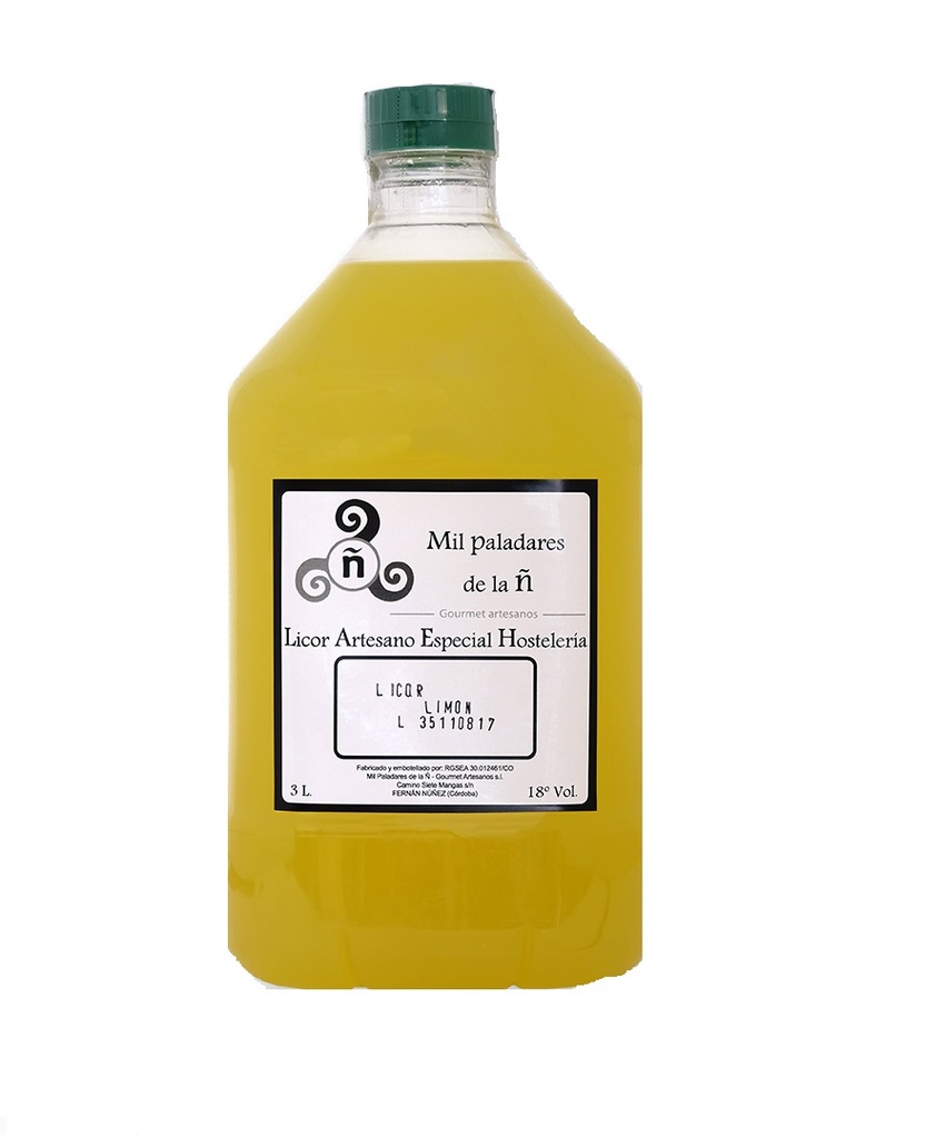 Licor de Limon 3 L. Mil Paladares Ñ