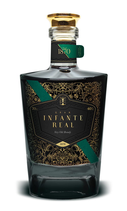 Brandy Gran Reserva Real 1870 Bodegas Infante 40º 70 cl.