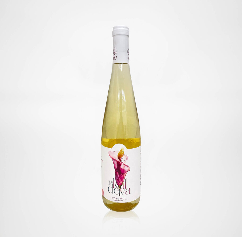 Flor de Kaldeva-Bodega Infante-Huelva-Blanco Semidulce 75 cl.