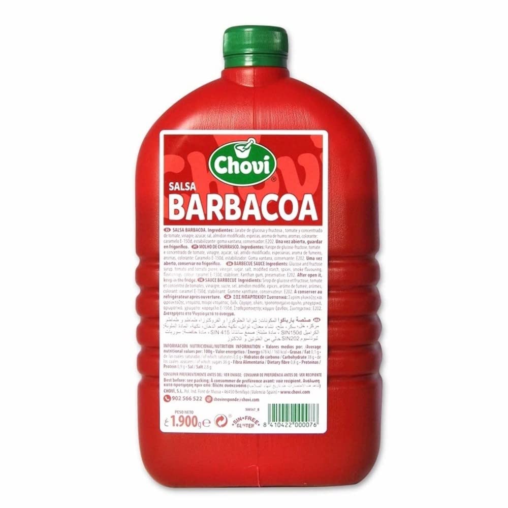 Salsa Barbacoa Chovi bote 1,9 Kgr.