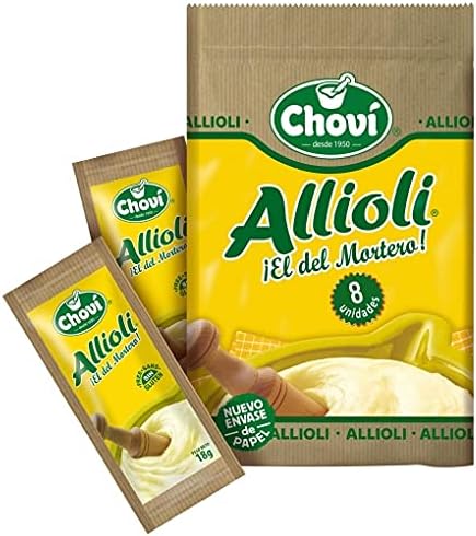 Salsa Alioli Chovi Monodosis 10 gr.  252 u.