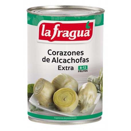 Alcachofa La Fragua Entera Extra lata 8/12 500 ml.