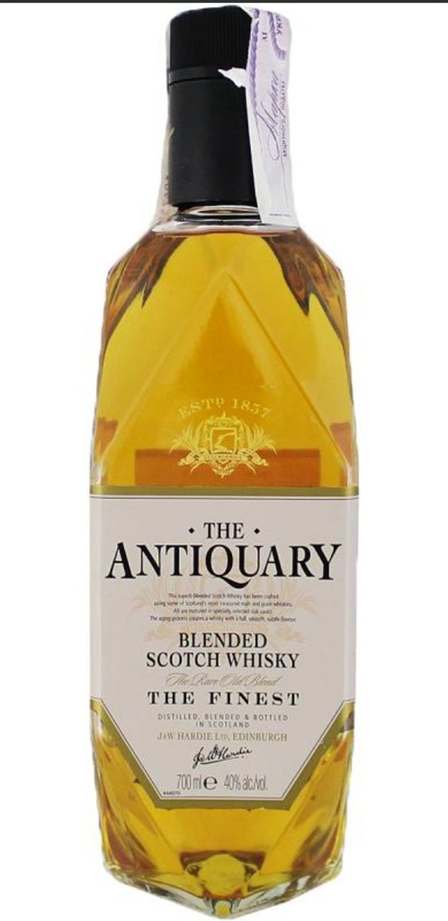 Whisky The Antiquary Malta 40º 70 cl – Escocia Etiqueta Blanca
