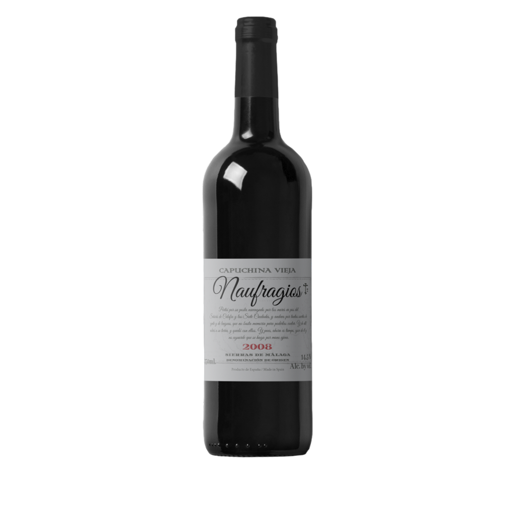 Capuchina Vieja Naufragios 2008 – Vino Tinto de Autor – D.O. Málaga – 75 cl.