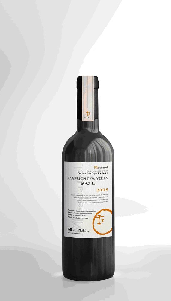 Málaga, Moscatel Capuchina Vieja Sol Naturalmente 2018 50 cl.