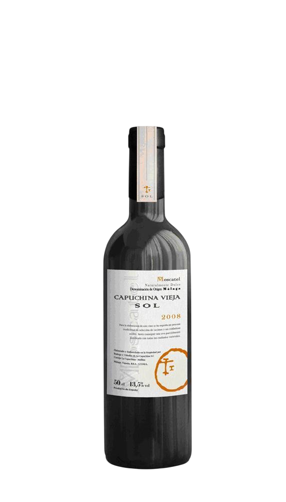 Moscatel Capuchina Vieja Sol Naturalmente Dulce 2018 – D.O. Málaga – 17 º – 375 ml.