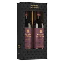 Rioja, Tinto Marques de Caceres Reserva 2016 75 cl. Estuche 2 botellas