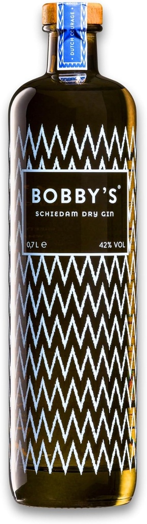 Gin Bobby's Schiedam Dry 42º 70 cl. Ginebra Holandes Organica
