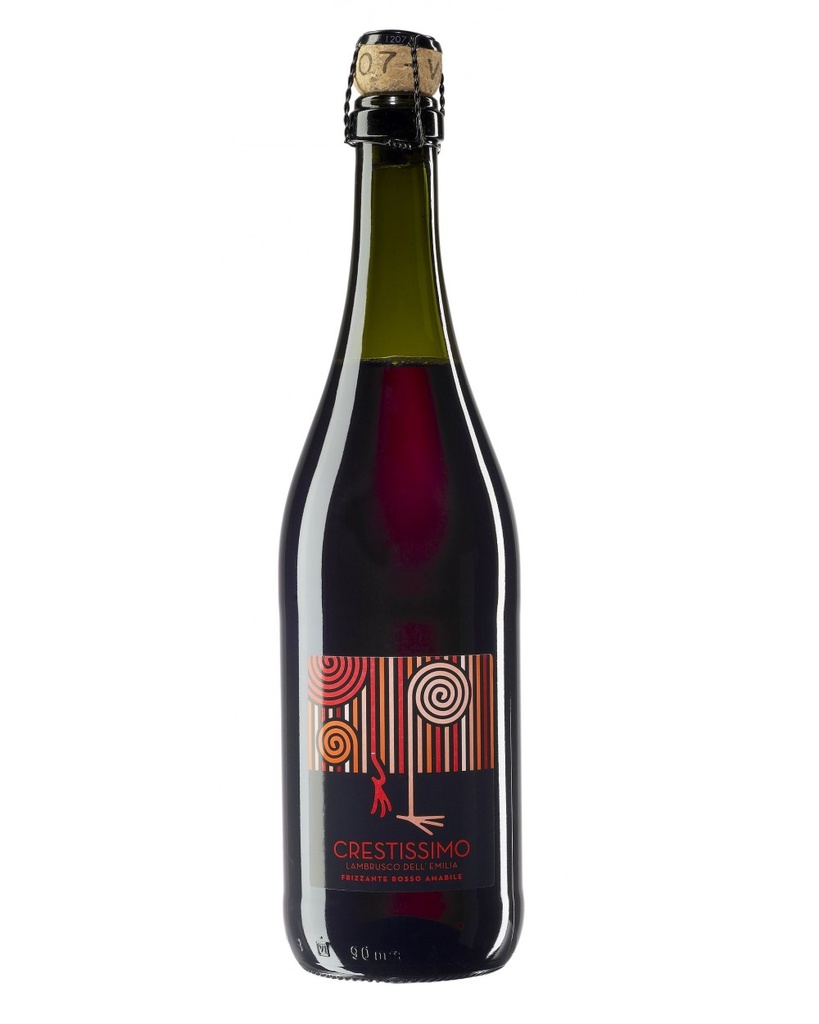 Italia, Lambrusco Tinto Crestissimo Dell'Emilia 8º 75 cl.