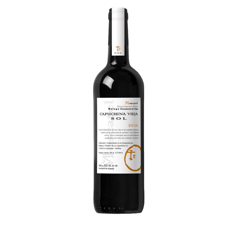 Capuchina Vieja Sol Moscatel 2018 – D.O. Málaga – 13 º – 50 cl.