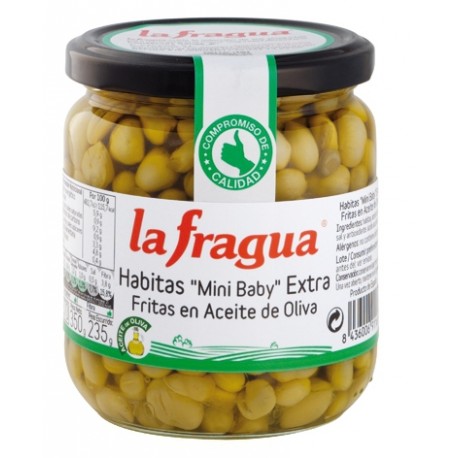 Haba Baby en Oliva Tarro Cristal 370 gr. La Fragua