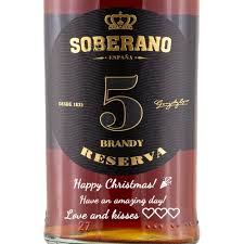 Brandy Soberano Solera Reserva 5 años 70 cl.