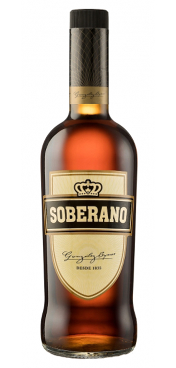 Brandy Soberano Solera Reserva 8 años 70 cl.