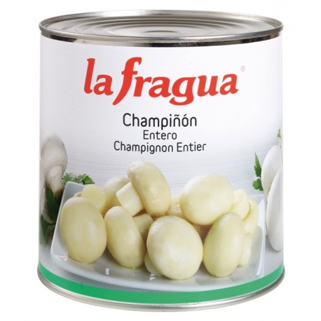 Champiñón Entero Lata 3 kg. La Fragua