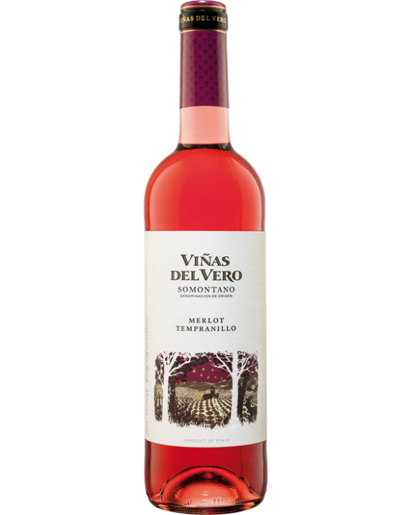 Somontano, Rosado Viñas del Vero Merlot 2021 75 cl.